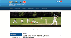Desktop Screenshot of cricketbc.org